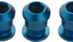Wolf Tooth 1x Chainring Bolt Set - 6mm, Dual Hex Fittings, Set/5, Blue
