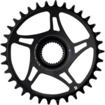 RaceFace Bosch G4 Direct Mount Hyperglide+ eMTB Chainring (55mm Chainline) - 36t, Steel, Requires Shimano 12-speed HG+ Chain, Black