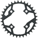 Full Speed Ahead Gamma Pro Mega Tooth Chainring - 34t, 82 BCD, Steel, 1 x 11-Speed, Black