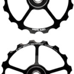 CeramicSpeed Oversized Pulley Wheels - 17 tooth, Alloy Wheels, Black