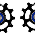 CeramicSpeed Pulley Wheels for Shimano 11-Speed - 12 Tooth Narrow Wide, Alloy, Black