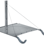 Delta Single Bike Wall Mount Rack with Shelf: Holds One Bike