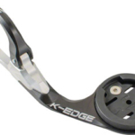 K-EDGE Garmin Race Handlebar Mount: 31.8mm, Black/Silver