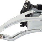 microSHIFT MarvoLT Front Derailleur - 9-Speed Double, 42t Max, High-Mount Band Clamp, Shimano Compatible