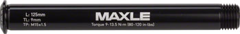 RockShox Maxle Stealth Front Thru Axle: 15x100, 125mm Length, Road