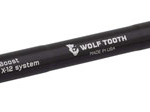 Wolf Tooth Rear Thru Axle - M12, 1.0 x 165mm, for X12 x 148mm, Black