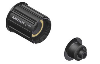 DT Swiss Ratchet EXP Freehub Body - Shimano HG 11 Road, Light S, Aluminum, Ceramic Bearing, QR x 130/135 mm, Kit w/ End Cap