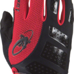 Lizard Skins Monitor SL Gloves - Jet Black/Crimson, Full Finger, Small