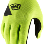 100% Ridecamp Gloves - Flourescent Yellow/Black, Full Finger, Women's, Large