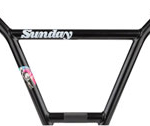 Sunday Street Sweeper BMX Handlebar - 9.25", Black