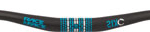 RaceFace SixC Riser Carbon Handlebar: 31.8 x 785mm 3/4" Rise Turquoise