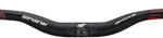 Spank Spike 800 Vibrocore Riser Handlebar: 31.8, 800mm, 30mm Rise Black/Red