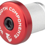Wolf Tooth Compression Plug with Integrated Spacer Stem Cap, Red