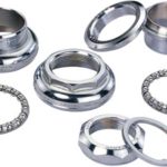 Tange-Seiki Levin NJS 1" Threaded Headset: 26.4mm Crown Race Chrome