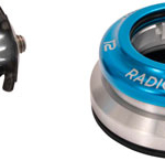 Radio Raceline Headset - Integrated, 1 1/8"- 1.5", Cyan