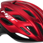 MET Estro MIPS Helmet - Red/Black Metallic, Glossy, Small
