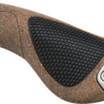 Ergon GP1 BioKork Grips - Lock-On, Small, Black/Tan