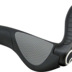 Ergon GP4 Grips - Black/Gray, Lock-On, Small