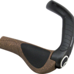 Ergon GP5 BioKork Grips - Lock-On, Small, Black/Tan