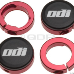 ODI Lock Jaw clamps w/ Snap caps Red set/4