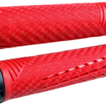 ODI CF Grips - Lock-On, Red/White