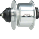 Shimano Alfine DH-S501 Dynamo Front Hub - QR x 100mm, Center-Lock, Silver, 32h