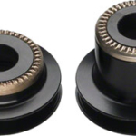 DT Swiss 5mm QR to 9mm Thru Bolt conversion end caps for pre-2010 Center Lock 240 front hubs
