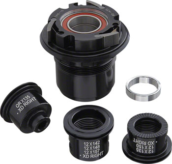 Spank Alloy XD Freehub Body, including 2 bearings and endcaps for 12mm axles, for Oozy and Spike hubs