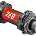 DT Swiss 240 Front Hub - 12 x 100mm, Center-Lock, Black/Red, 24H