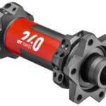 DT Swiss 240 Front Hub - 15 x 110mm, 6-Bolt, Black/Red, 28H