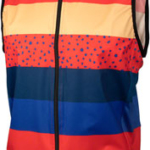 Salsa Team Polytone Men's Vest - Red, w/ Stripes, X-Large