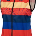 Salsa Team Polytone Women's Vest - Red, w/ Stripes, 2X-Large