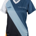 Teravail Waypoint Women's MTB Jersey - White, Blue, Lite Blue, Black, Gold, X-Large