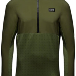 Gorewear Trail KPR Hybrid 1/2-Zip Jersey - Utility Green, Men's, Medium