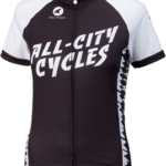 All-City Wangaaa! Jersey - Black/White, Short Sleeve, Women's, Small