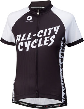 All-City Wangaaa! Jersey - Black/White, Short Sleeve, Women's, X-Small