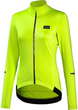 Gorewear Progress Thermo Jersey - Neon Yellow, Womens,  X-Small/0-2