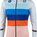 Salsa Arctica Men's Long Sleeve Jersey - Light Blue, w/Stripes, Small