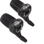 microSHIFT DS85 Twist Shifter Set, 8-Speed, Triple, Optical Gear Indicator, Shimano Compatible