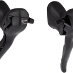 microSHIFT R7 Drop Bar Shift Lever Set - 2 x 7-Speed, Shimano Compatible, Black