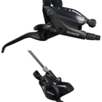 Shimano ST-EF505 EZ Fire Plus Shift/Brake Lever with BR-MT200 Disc Brake Caliper - Right/Rear, 8-Speed, 2-Piston, Black