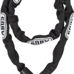 ABUS Steel-O-Chain 5805K Keyed Lock: 110/5mm, Black