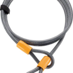 OnGuard Akita Cable: 7' x 10mm, Gray/Orange