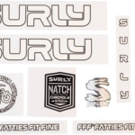 Surly Intergalactic Decal Set - White