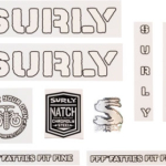Surly Overspray Decal Set - White