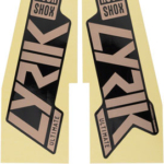 Rockshox Fork Decal Kit - Lyrik Ultimate, 27.5"/29", Matte Copper Foil/High Gloss Black