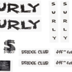 Surly Bridge Club Frame Decal Set - Black