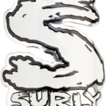 Surly Headbadge White