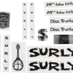 Surly Disc Trucker Decal Set - Black