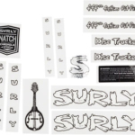 Surly Disc Trucker Decal Set - White